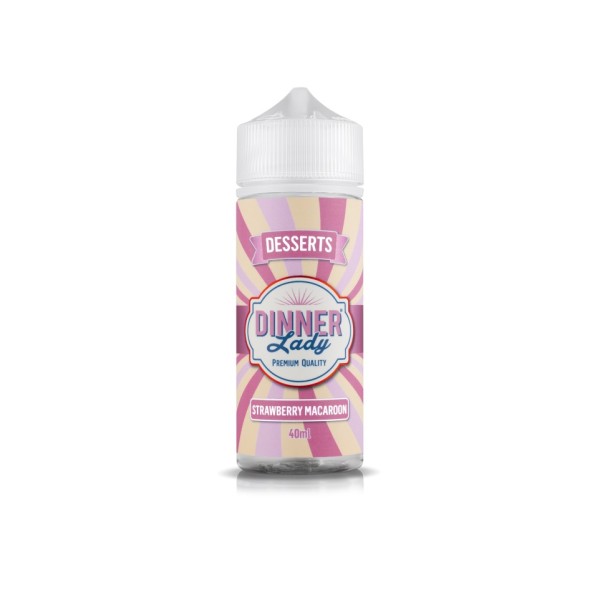 Dinner Lady Flavour Shot Strawberry Macaroon 120ml
