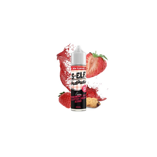 S-Elf Juice Pud Puds Strawberry Jam & Clotted Cream Scone Flavour Shot 20/60ml